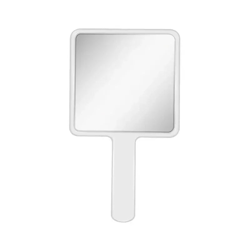 Eyelash Extension Handheld Makeup Mirror Square Makeup Vanity Mirror with Handle Hand Mirror SPA Salon Compact Mirrors