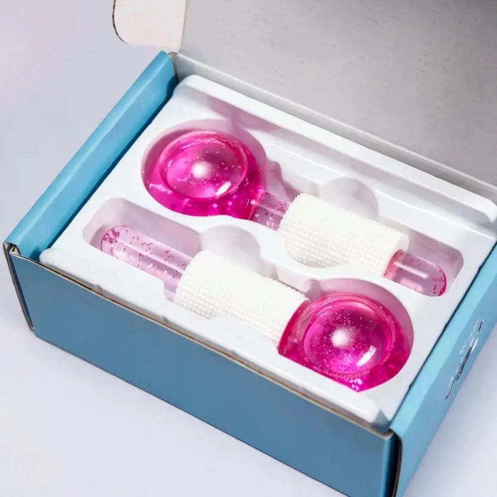 Cooling Face Globes Massage Roller Cryo Sticks Skin Rejuvenation Tightening Pores Facial Beauty Care Massage Tools