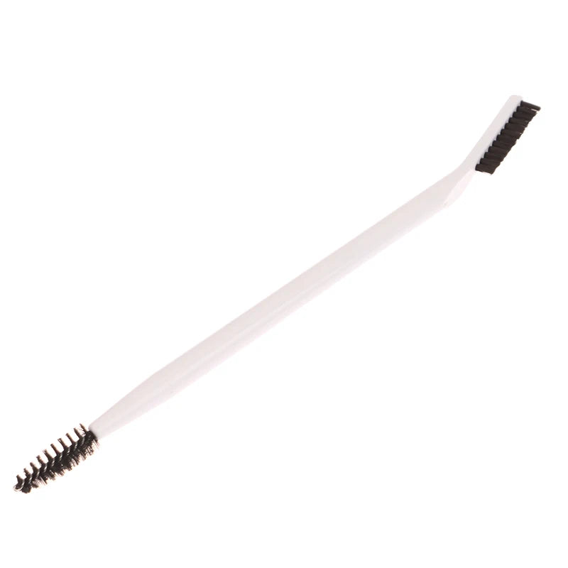 Double Headed Eyebrow Brush Eyelash Comb Reusable Salon Makeup Tool For Brow Grooming Eyelash Shaping