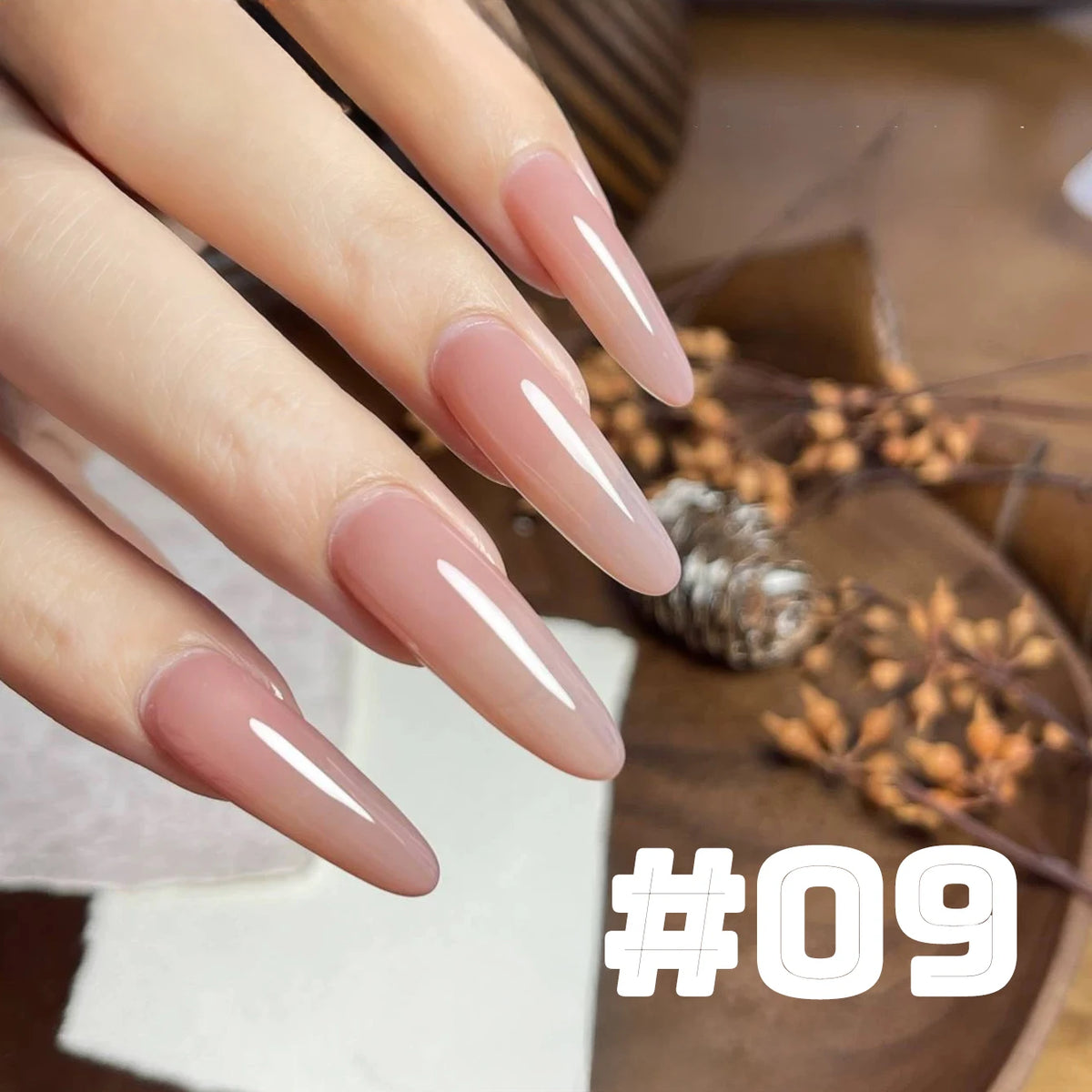 MIANEL 12ML Candy Glass Gel Nail Polish Set Ice-Clear Dopamine Spring Nails Fantasy Nail Art 1-10 Pcs