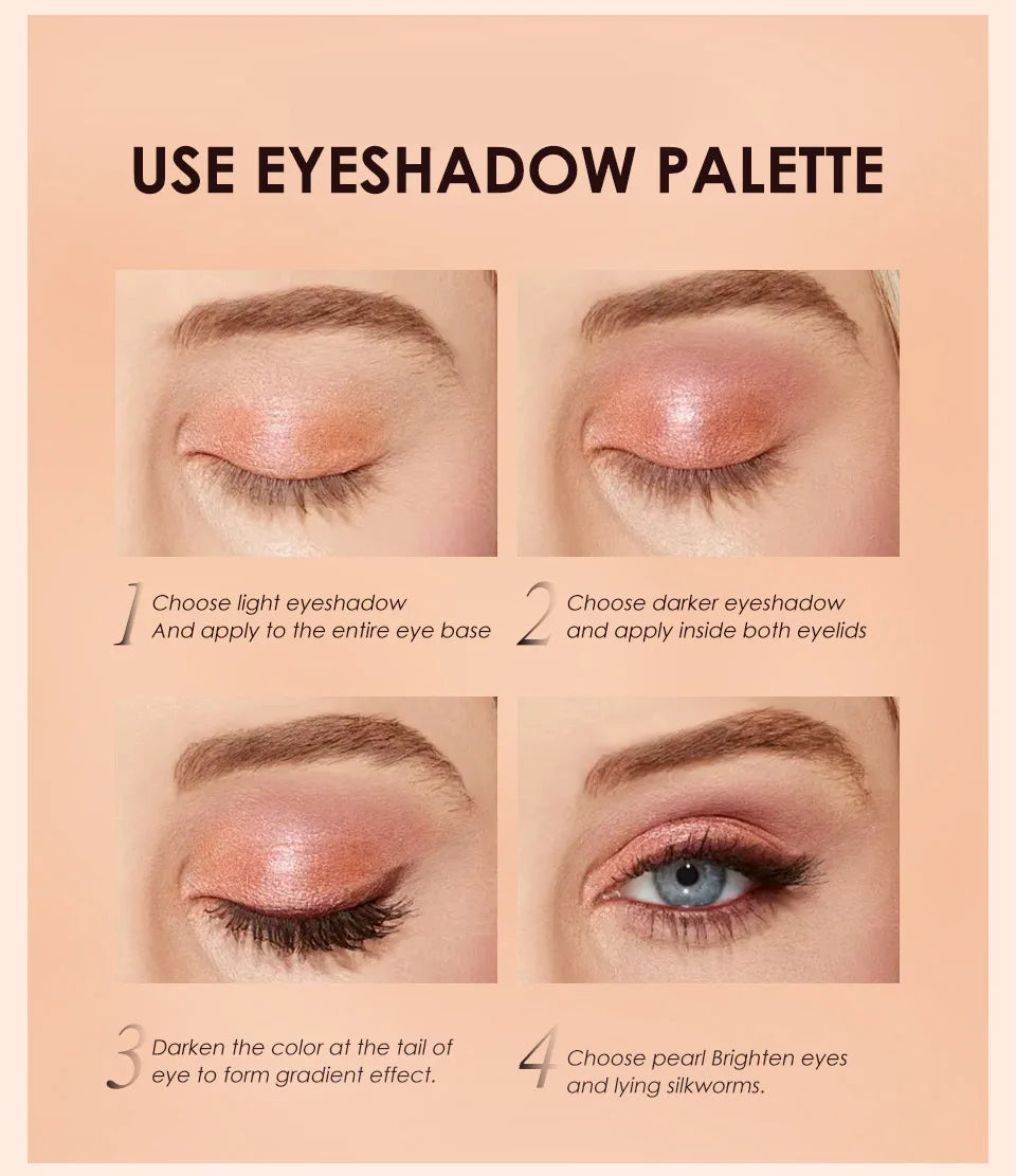 65-Color Eyeshadow Palette Makeup-High Pigmented Eye make up Tool Matte Glitter Finishes for Festival Christmas Cosmetics makeup