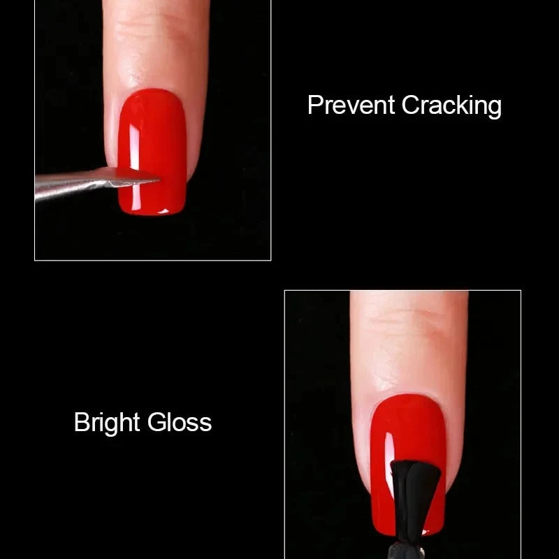 MSHARE 1kg /500g Tpo Free Non Wipe Top Coat Tempered Top Gel Shiny Hard Gel Polish No Sticky Layer Soak Off Refill Big Volume