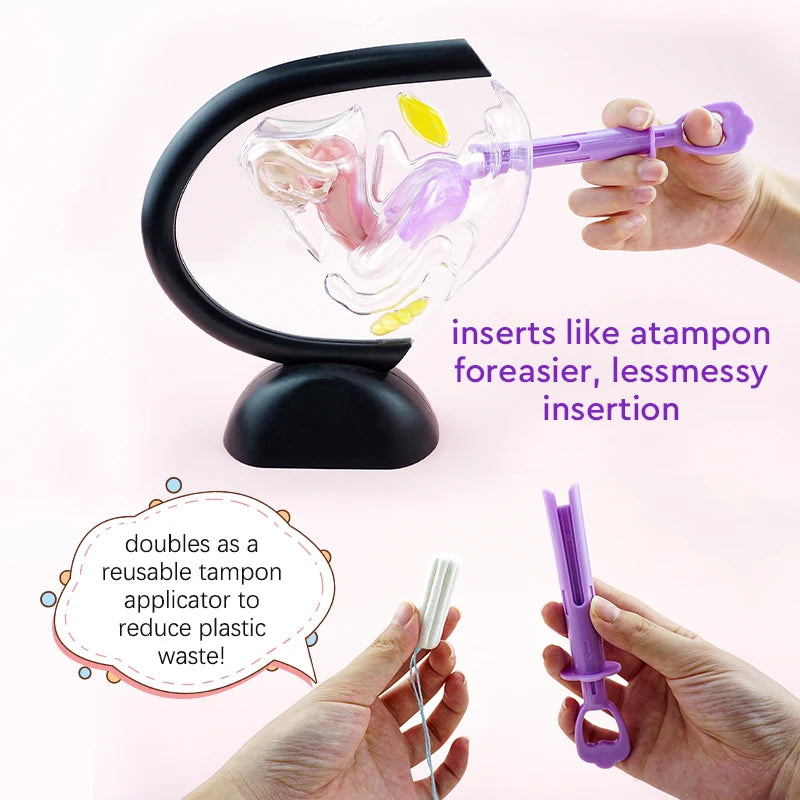 Certified Cup Kit Steam Sterilizer Applicator Reusable Soft Silicone Lady Cup Sterilization Women Health Care Feminine Hygiene