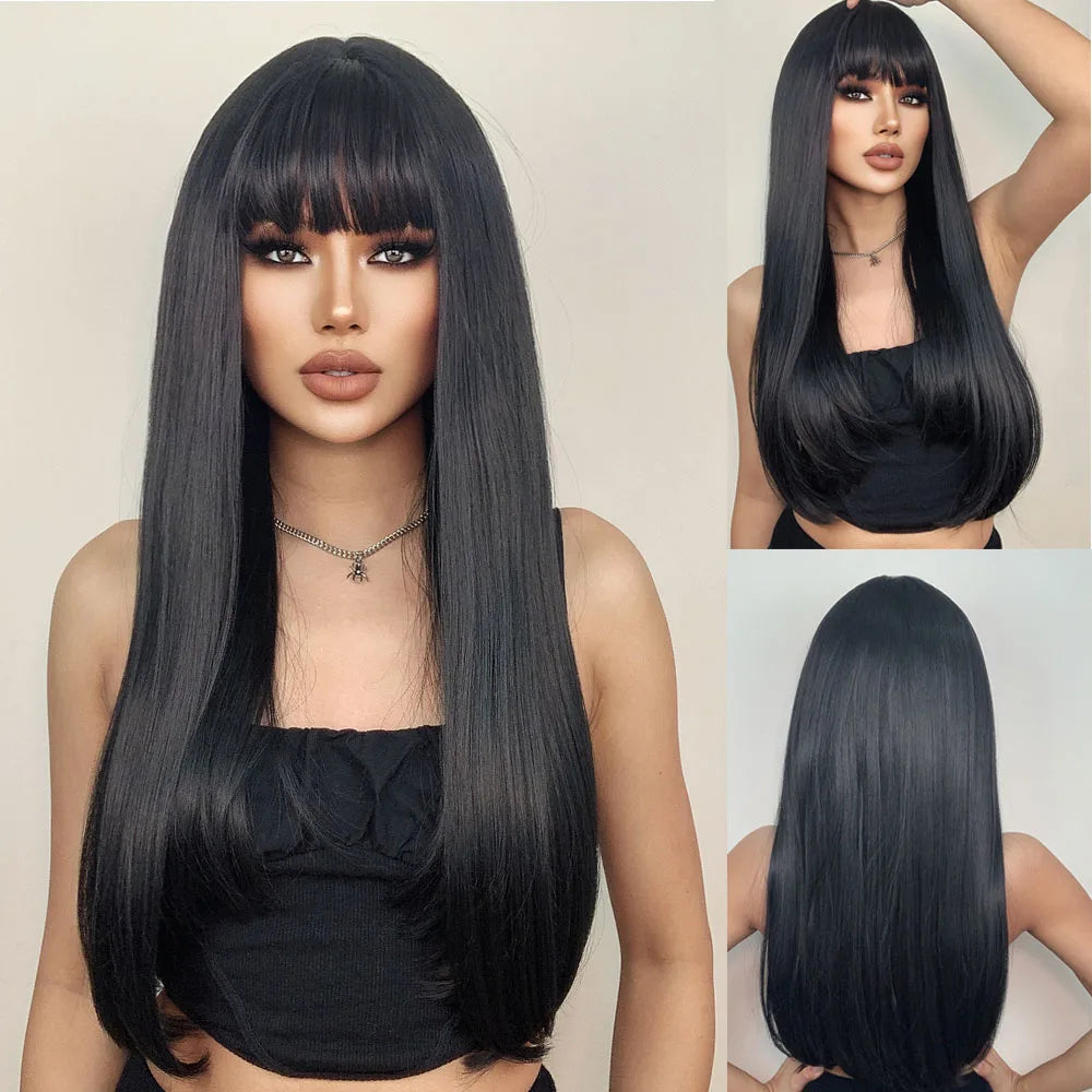HENRY MARGU Light Green Curly Synthetic Wigs Long Colorful Wig with Bangs Heat Resistant Fiber for Cosplay Party Women Girls Use
