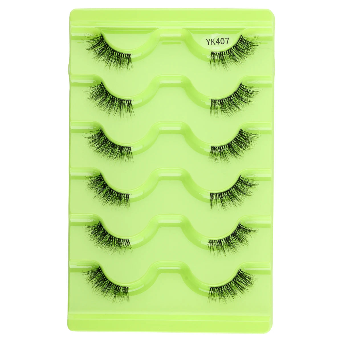 SHIDISHANGPIN 3/6/10 Pairs Half Lashes 3D Mink Lashes Faux Mink Natural Lash Soft Wispy Eyelash Dramatic False Eyelashes Makeup