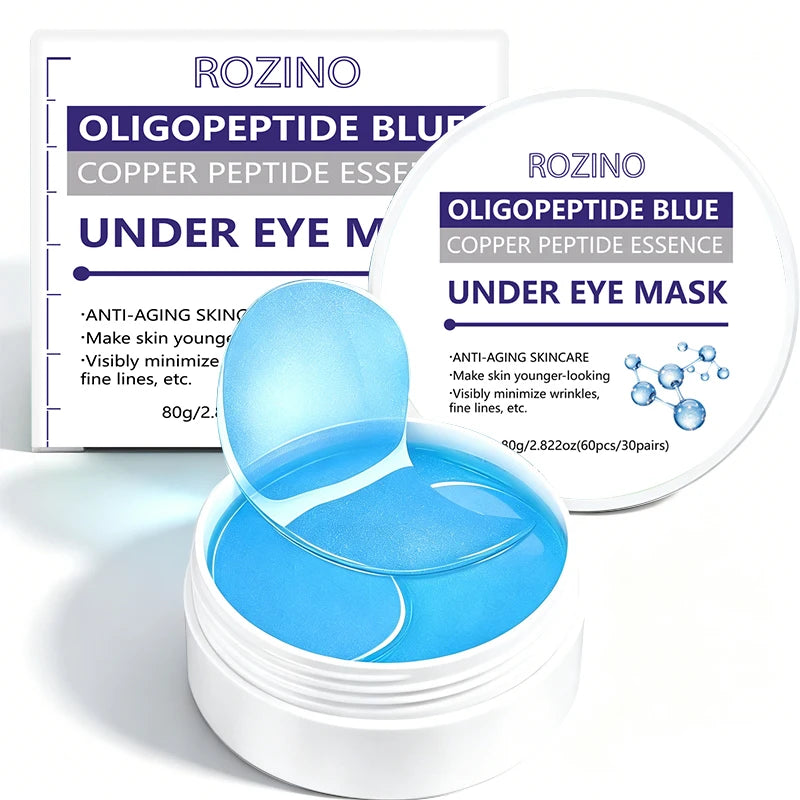 Retinol eye mask, powerful moisturizing, deeply nourishing, makes the skin around the eyes more delicate and firm, gives the skin a radiant glow, enhances skin elasticity, and helps to eliminate dryness and dullness, providin