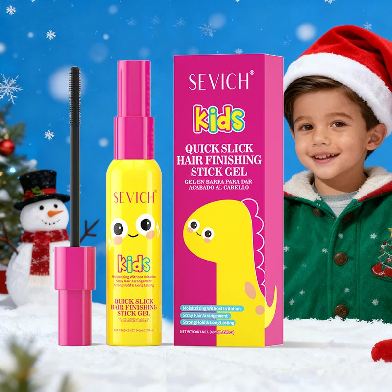 Hair Gel Stick Kid Hair Wax Pomade Christmas Gift Broken Cream Frizz Fluffy Hair Artifact Long-Lasting Styling Hair Wax Stick