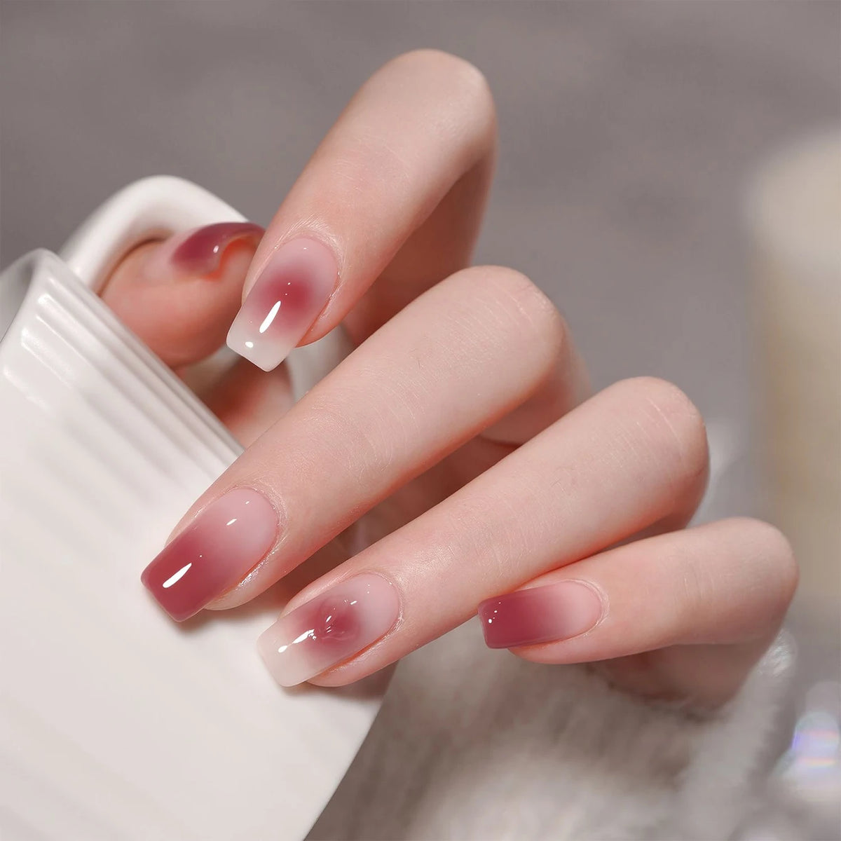 MIANEL 10ML Pure Desire Blush Jelly Gel Nail Polish 2026 New Ice Clear Nude Clear Nail Polish Pink Nails 1-9pcs