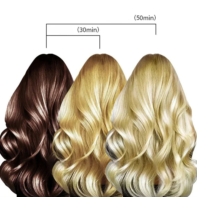 9 Degrees Hair Bleach Color Fading Paste White Gold Tasteless Bleaching Agent for Salon Home Use Professional Styling
