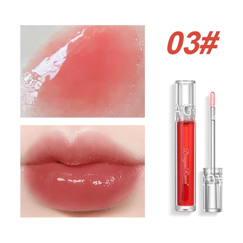Mirror Water Gloss Lip Glaze Moisturizing Liquid Lipstick Long Lasting Nourishing Glass Lip Gloss Transparent Lip Stain Tint