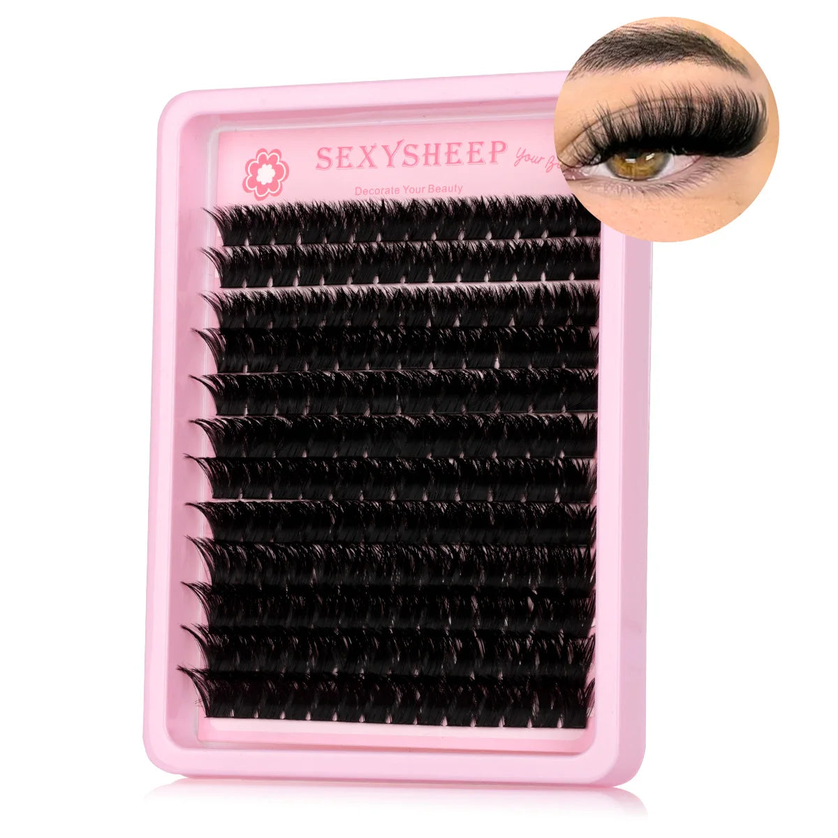 DIY Lash Clusters Wispy Eyelash Extensions Eyelashes Clusters with Lower Lashes Reusable Halloween Christmas Makeup