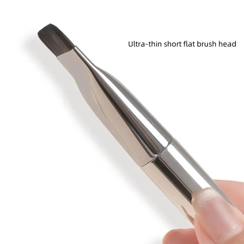 Soft Hair One-Line Foundation Brush Ultra-thin Dense Bristle Liquid Foundation Makeup Brush Lightweight Beauty Tools