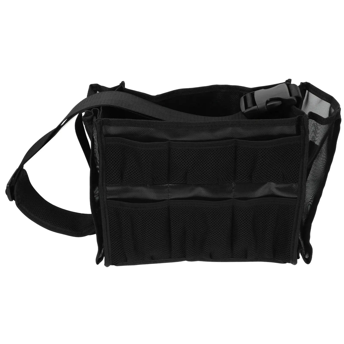 Storage Makeup Organizer Holder Brush Travel Halloween Christmas Makeup Artist Belt Bag Black Mesh Makeup Bag Content Creator