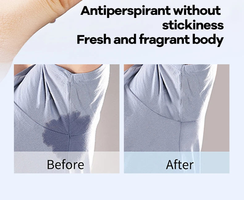 48H Men Antiperspirant Deodorant, Motion-Activated Anti-Perspirant Roll On, Anti-Stain Refreshing Body Odor Remover, 4 Scents f