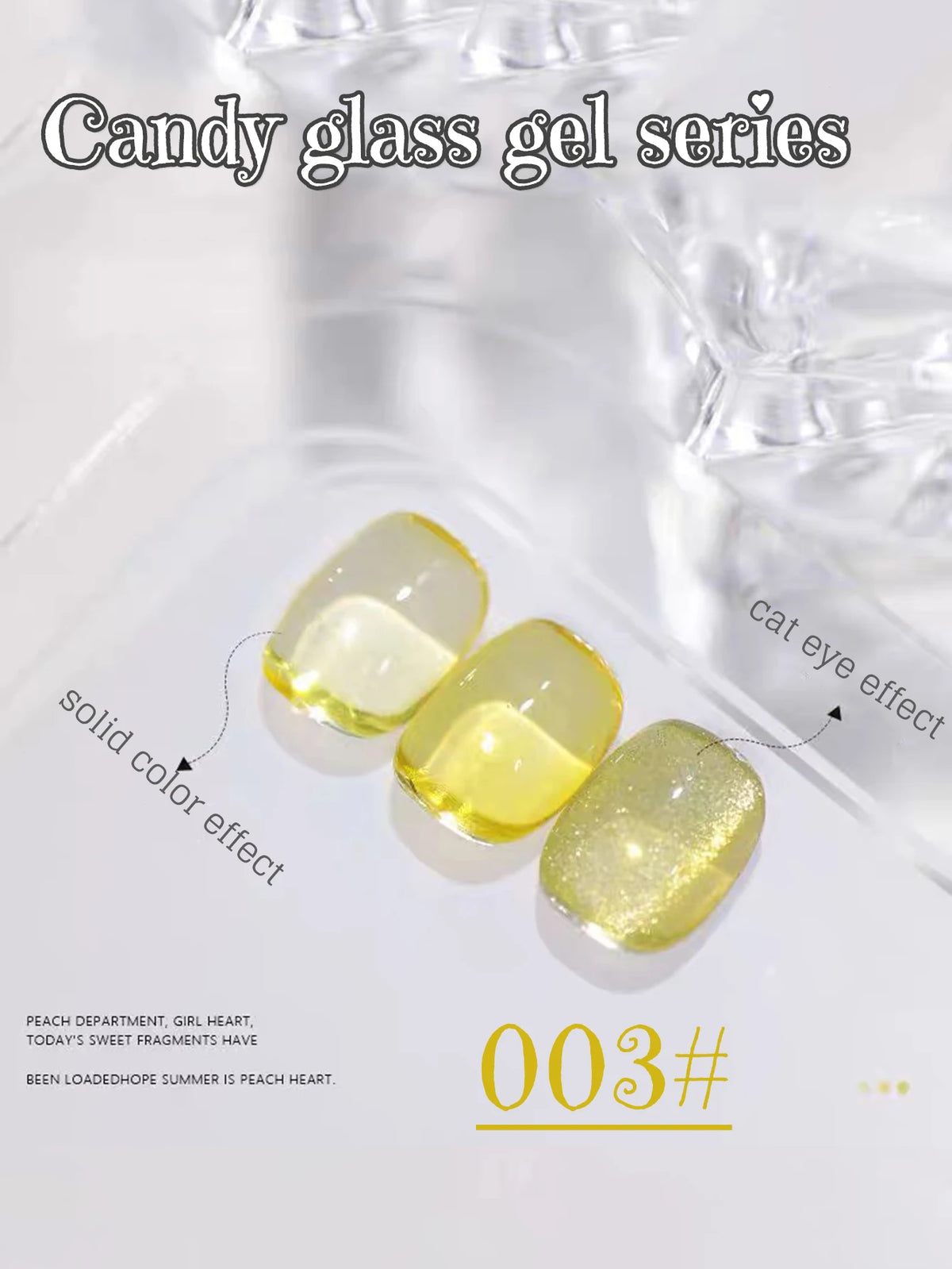 MIANEL 12ML Candy Glass Gel Nail Polish Set Ice-Clear Dopamine Spring Nails Fantasy Nail Art 1-10 Pcs