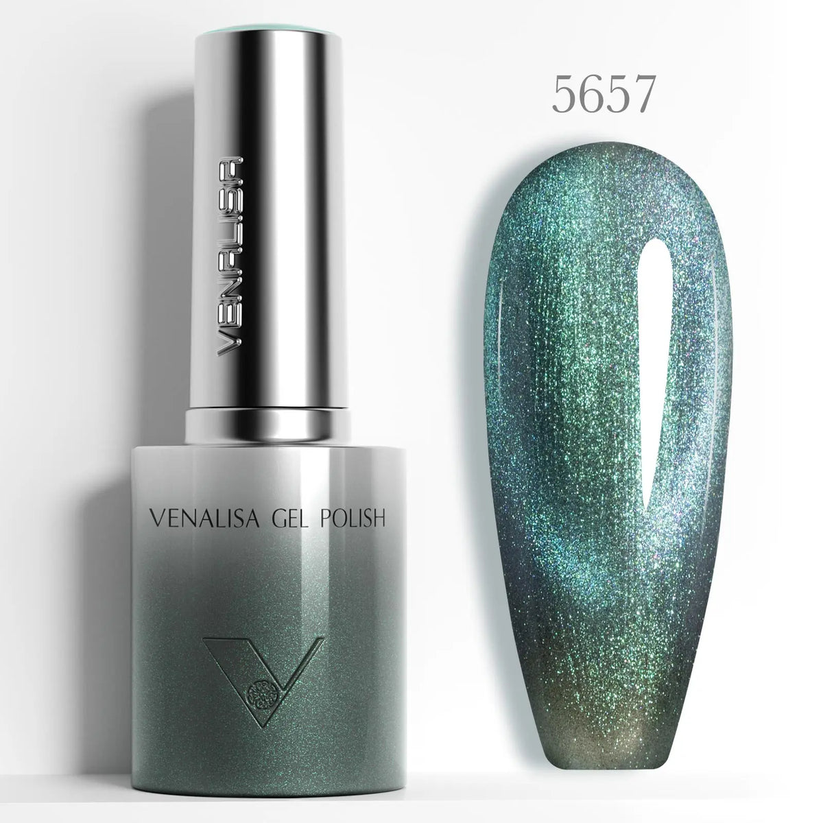 VENALISA 60 Colors TPO/HEMA FREE Glitter Gel Cat Eye Gel Nail Polish UV/LED Soak-Off Gel Polish Manicure DIY Nail Art Christmas