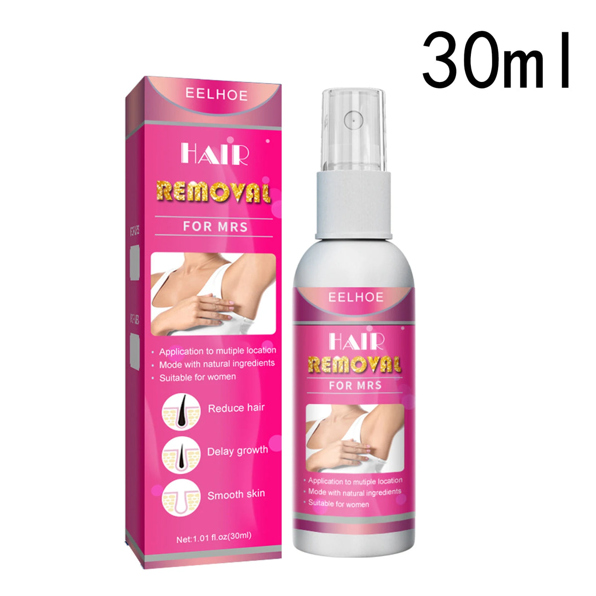 Permanent Hair Removal Cream Painless Intimate Parts Legs Body Armpit Depilatory For Man Women Whitening Body Care Products 30ml