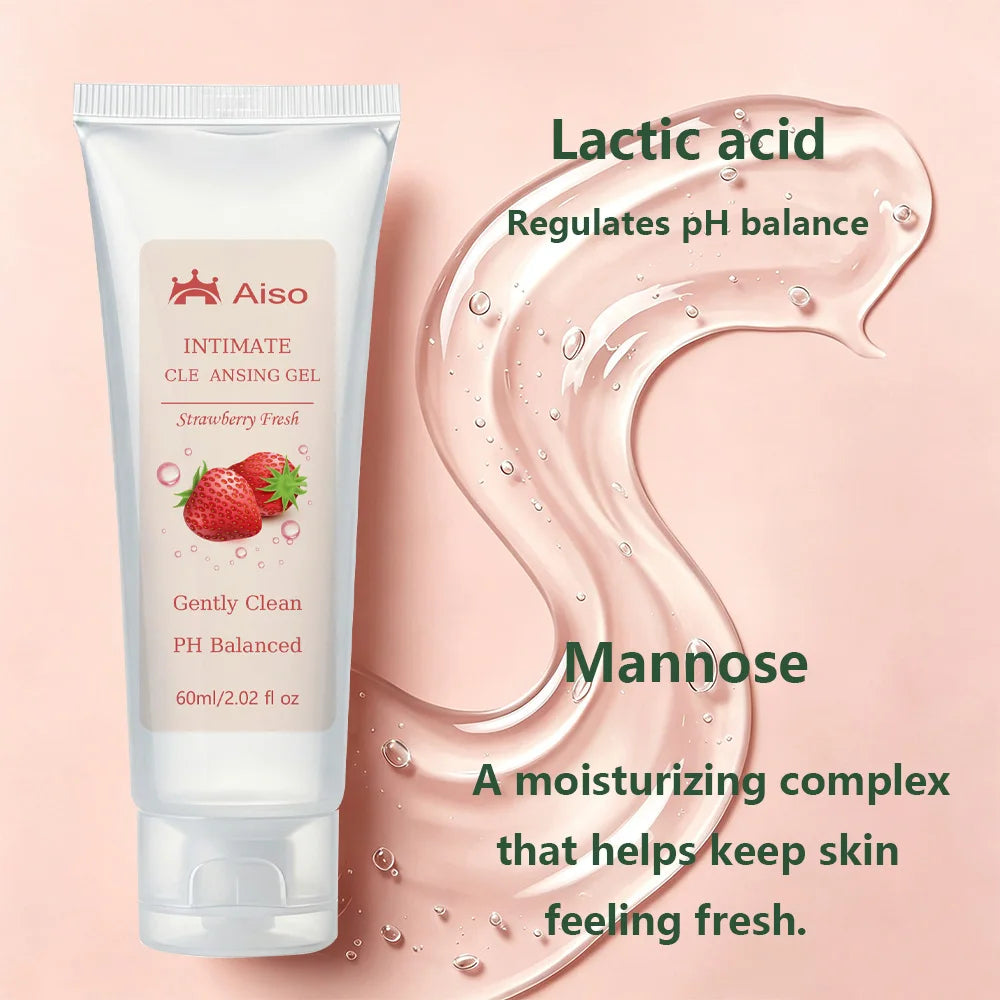 1PCS Intimate Cleansing Gel – Rapidly eliminates odor, feels fresh and non-greasy; suitable for daily feminine hygiene a
