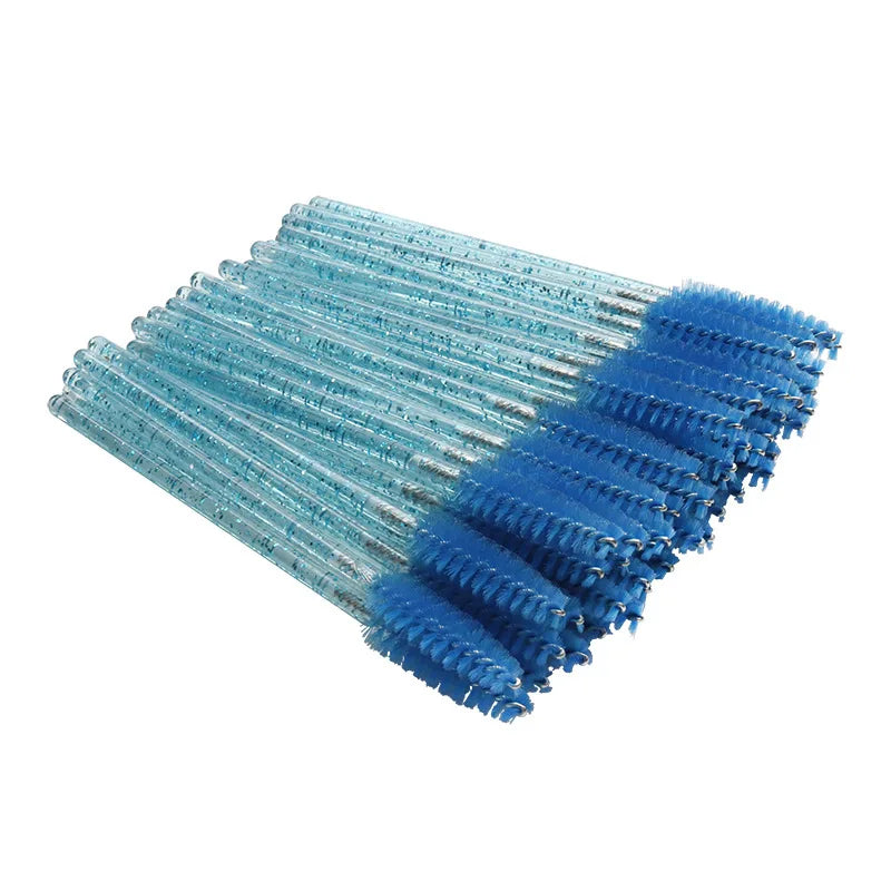 100 Pcs Disposable Eyelash Mascara Brushes for Eye Lashes Extension Eyebrow and Makeup of Makeup Tools