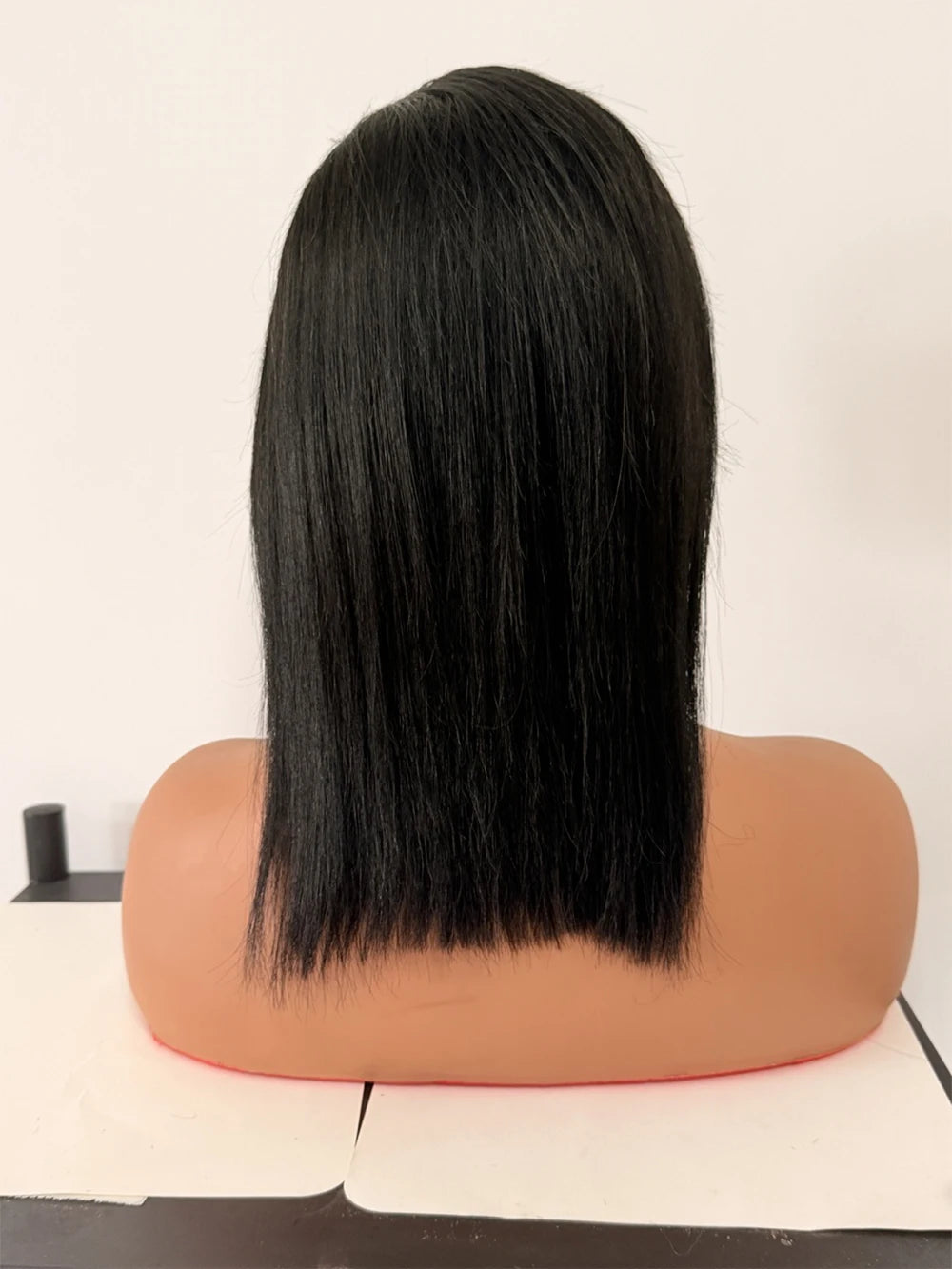 Brazilian HD Transparent 13x4 Bone Straight Short Bob Human Hair Wigs 13x6 Straight Lace Front Wigs For Women 250 Density