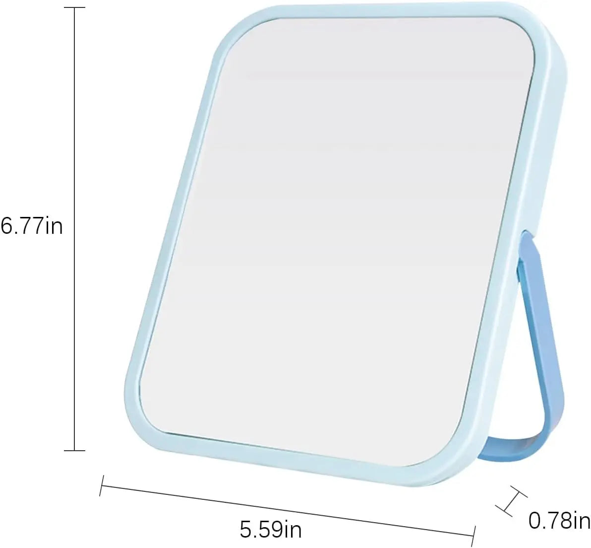 6.7 Inch Tabletop Vanity Mirror for Desk, Compact Cosmetic and Makeup Mirror
