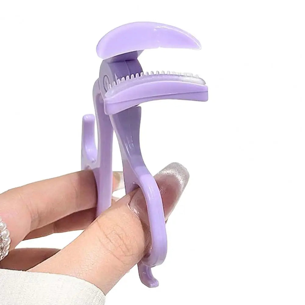 Eyelash Clip with Silicone Comb Lightweight Eyelash Curler Eyelash Curler with Silicone Comb Portable Travel for Professional