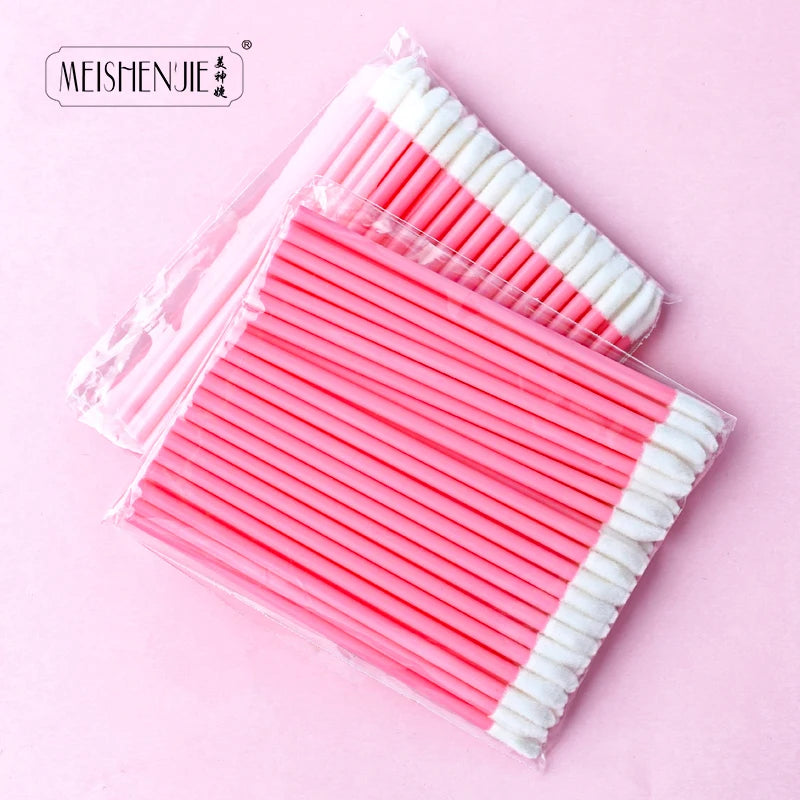 50/1000pcs Lip Brushes Applicators Eyelashes Brush Lipstick Brush Lip Gloss Applicator Wands Makeup Beauty Tool