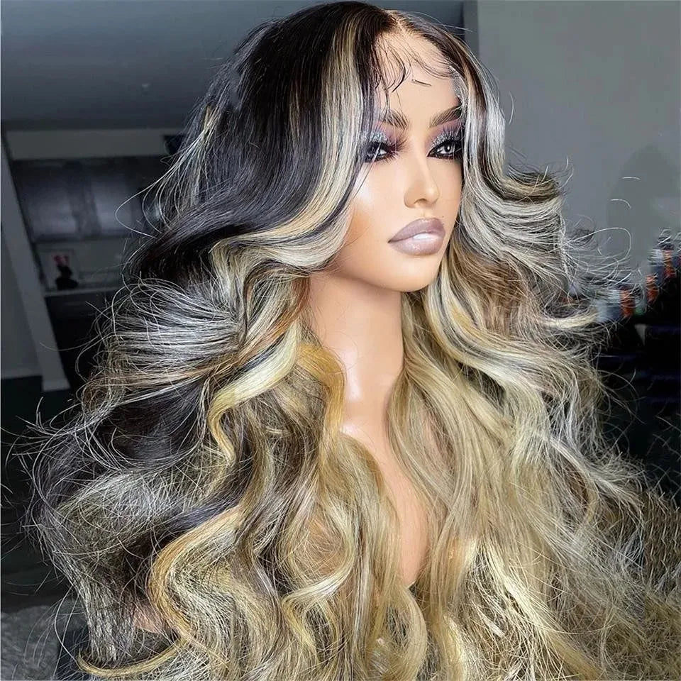 Navy Blue Light Pink Deep Wave Lace Front Wigs Free Part Long Curl Wavy Heat Fiber Synthetic Wig Makeup Cosplay Black Women Use
