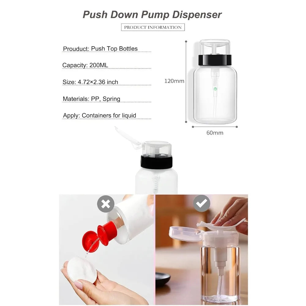 Nail Polish Remover Wipes with Dispenser, 600pcs for Gel Nails with Pump and 30 Pipettes