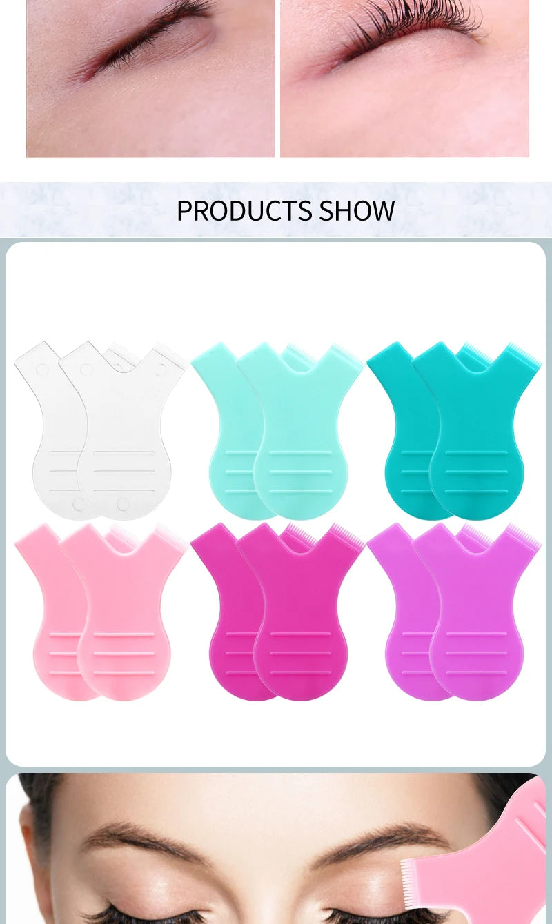 10/20 Pcs Reuseable Plastic Eyelash Brush Cleaning Y Shape Grafted lashes Mascara Brushes Eyelash Extension women Makeup Tools