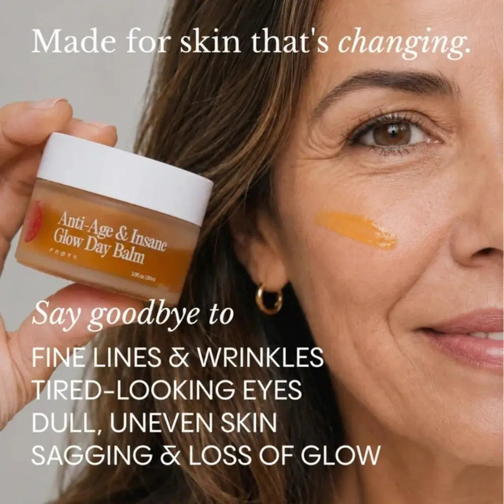 Froya Organics The Complete System For Mature Women's Skin Set Magic Wrinkle Eraser Night Balm Insane Glow Day Brand Cream Set