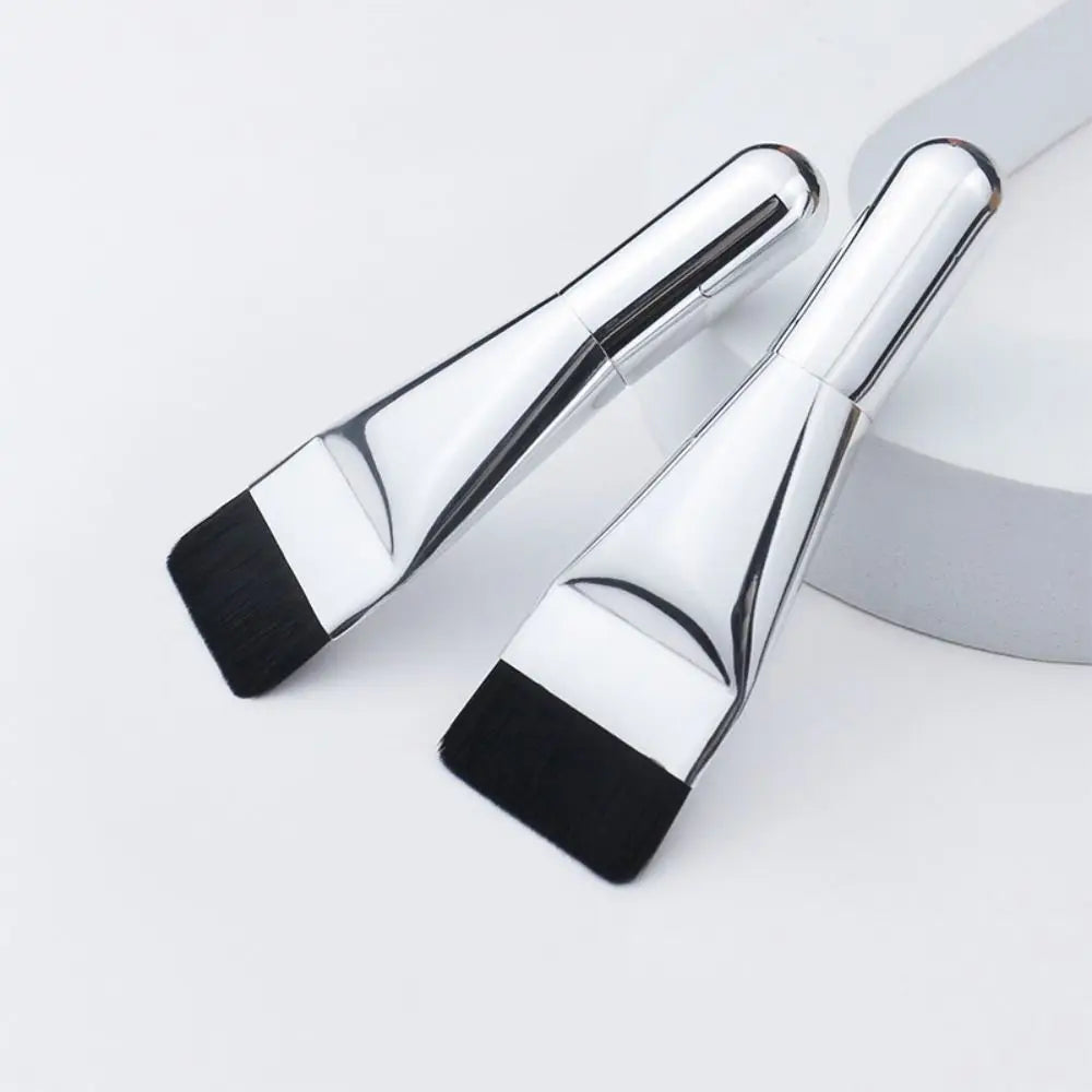 Soft Hair One-Line Foundation Brush Ultra-thin Dense Bristle Liquid Foundation Makeup Brush Lightweight Beauty Tools