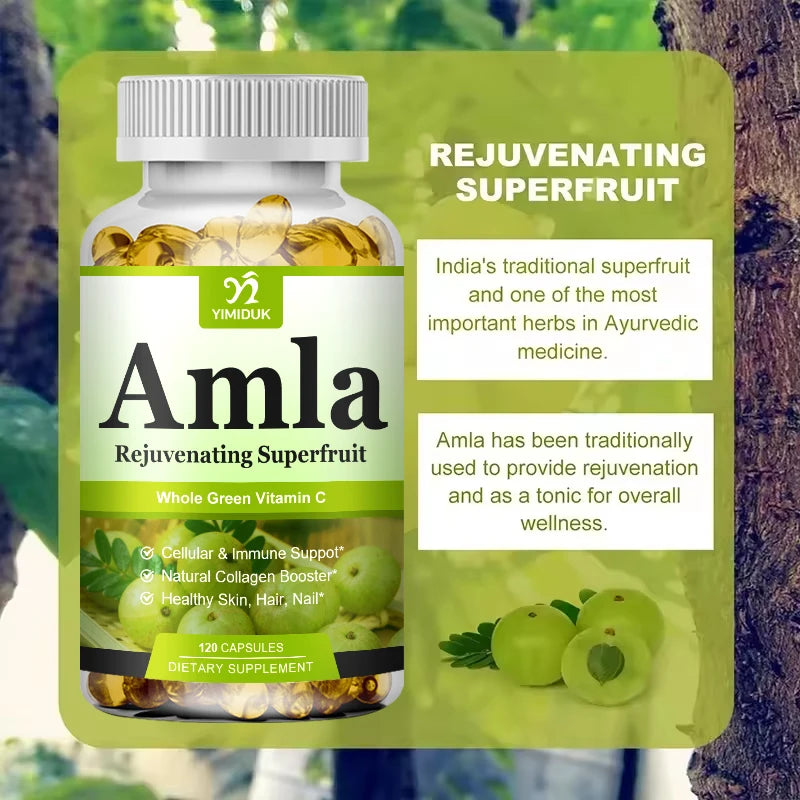 Buy 2 Get 2 Free! Pure Amla Vitamin Capsules, Boosts Immunity, Enhances Digestion, Natural Vitality & Wellness Support