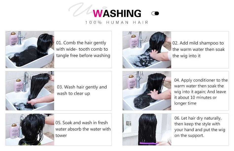 Unice Hair Layered Cut Yaki Straight Wig With Bangs 100% Human Hair Full Machine Made Wig 150% Density