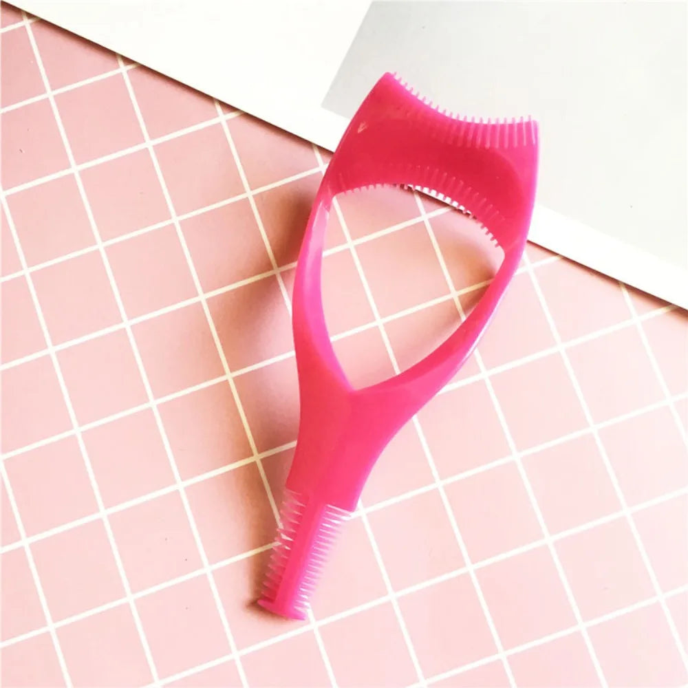 Eyeliner Assistant 3-In-1 Eyelash Comb Template Protect Eyes Crystal Mascara Shield Cosmetic Guide 3 In1 Eyelashes Tools