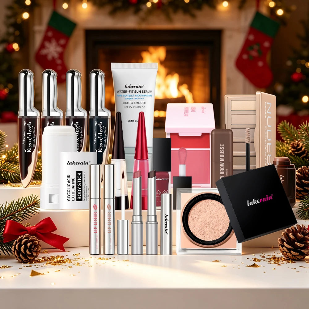 Makeup Set Christmas Advent Calendar Countdown Surprise Gift Set Decoration Christmas Present for Girlfriend Mom Ladies Women