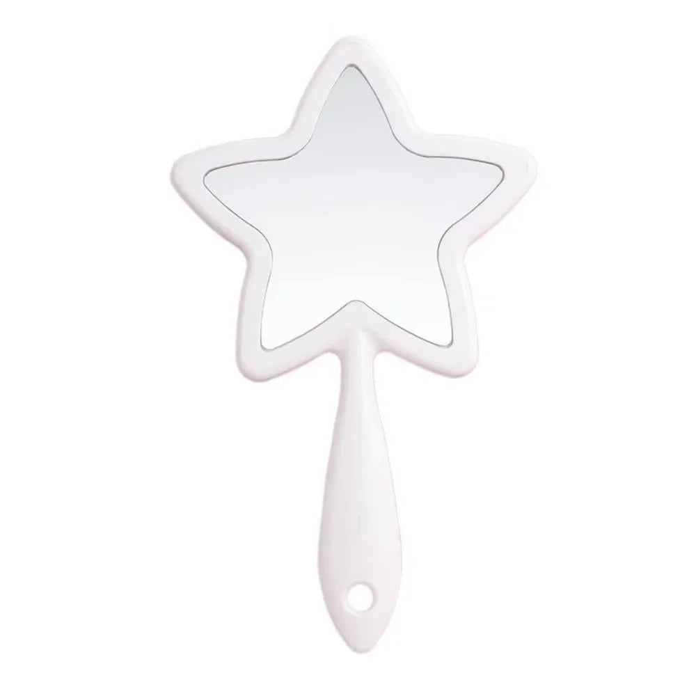New Single-sided Handheld Mirror High-definition Portable Make-up Mirror Hanging Hole Wall Mountable Dental Mirrors Gift