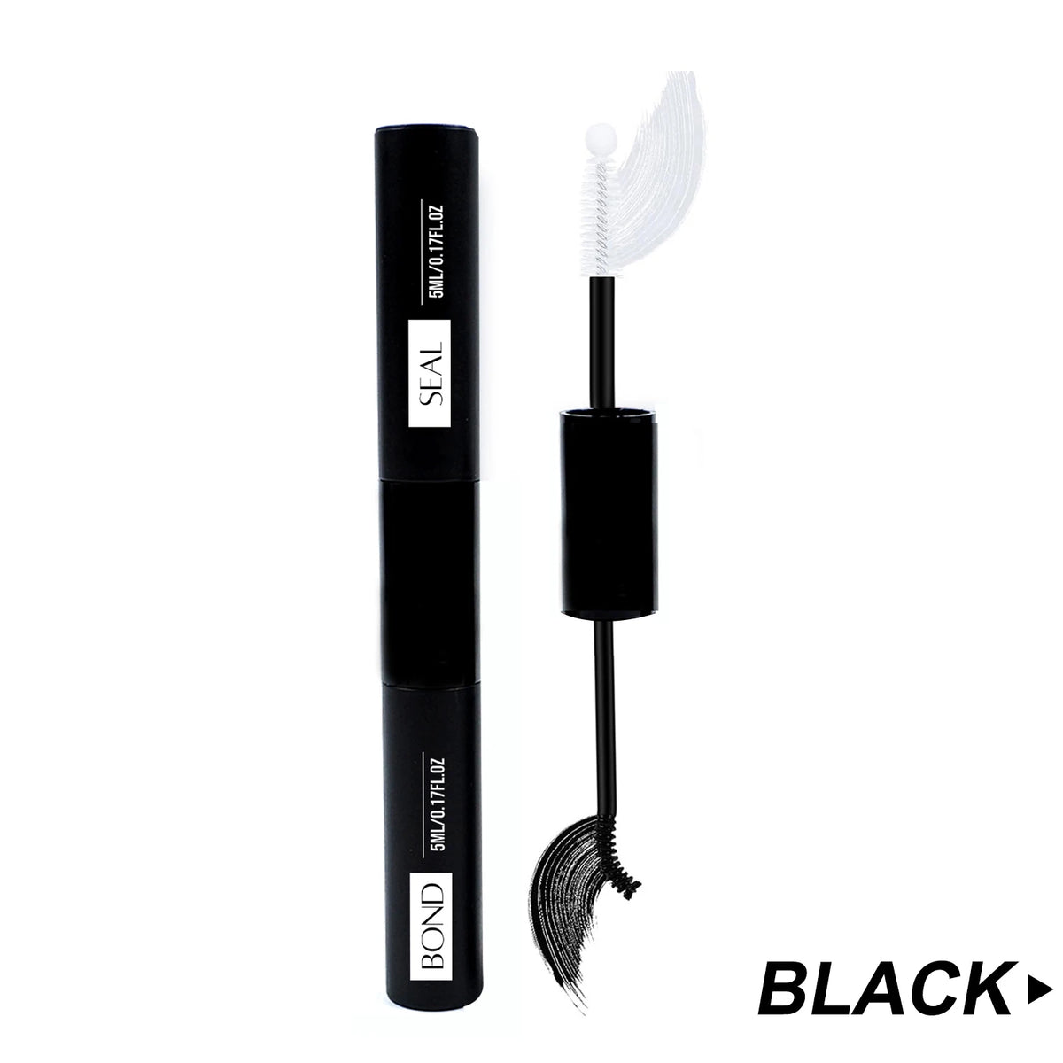 Lash Cluster Glue Bond and Seal Kit with Lash Glue Remover and Tweezers and Lash Brush for Lash Extension Clusters Makeup Tool,