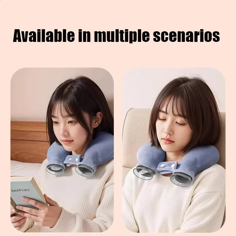 U-shaped Hot Water Bag for Neck Soft Plush Neck Warmer Hot Water Bottle Winter Warming Supplies Hot Cold Compress Physiotherapy