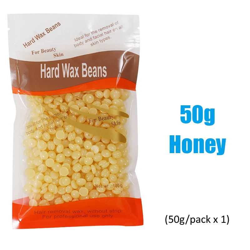 2026 1000g/500g/50g Wax Beans for Hair Removal Fast Painless Body Bikini Wax for Heater Machine Use in Beauty Salons And Home