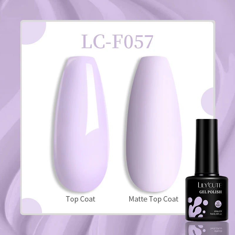 LILYCUTE 7ML Quick Extension Nail Gel Vernis Semi Permanent Acrylic Crystal White Clear Nude Gel Nail Polish UV Construction Gel