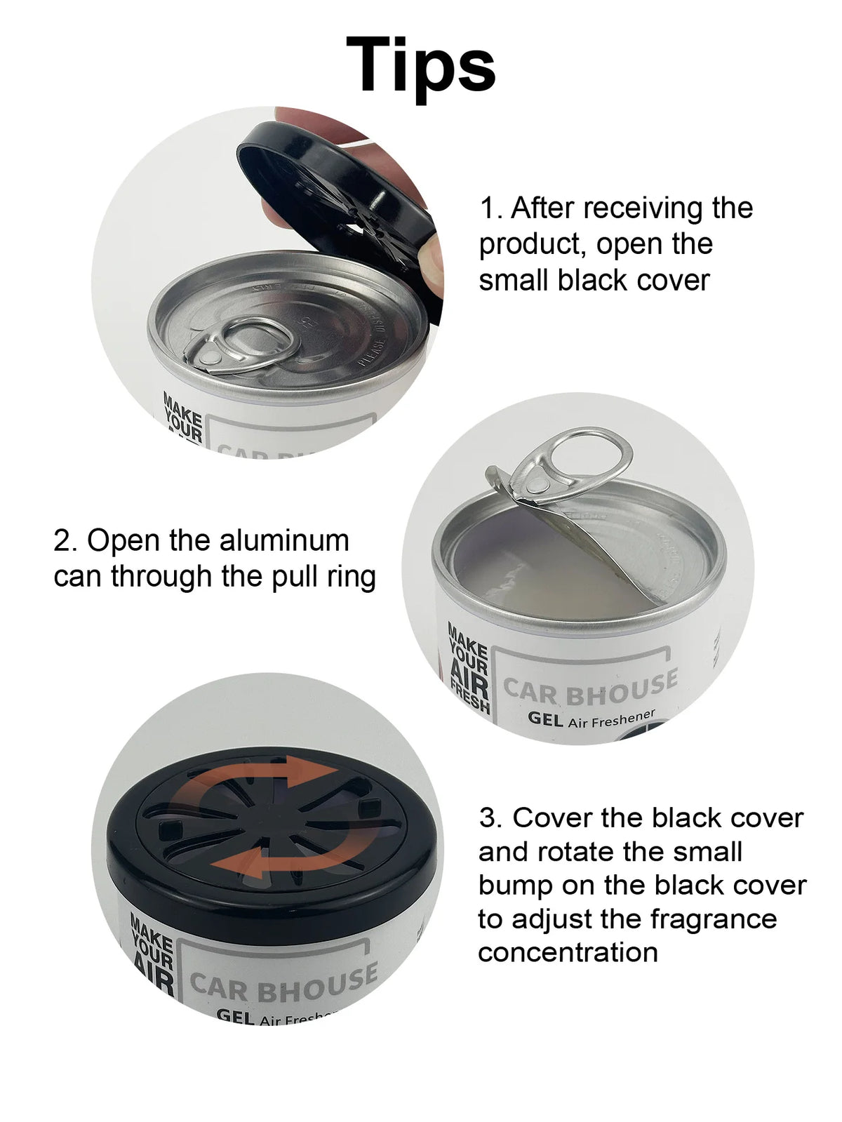 Dual-Purpose Air Freshening Gel for Cars and Homes, 120g with Fruity and Floral Fragrance, Providing Long-Lasting Scent.