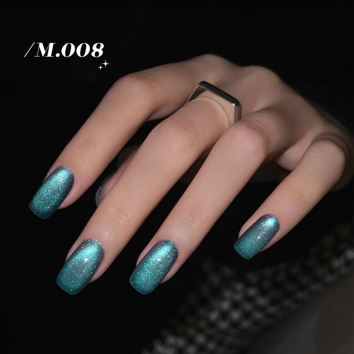 MIANEL 10ML 2026 New Satin Blue Glacier BubbleCrystal Cat Eye Gel Nail Polish For Nail Salons Blue Nails 1-8PCS