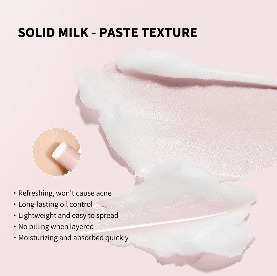Blur Stick Invisible Pore Primer Moisturizing Face Primer Makeup Base Oil-control Water & Sweat Resistant Matte Barrier Primer