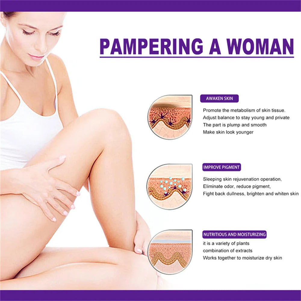 Body Whitening Cream Arms Thighs Underarm Knees Whitening Essence Cream Brighten Moisturizing Body Korean Skin Care Products New