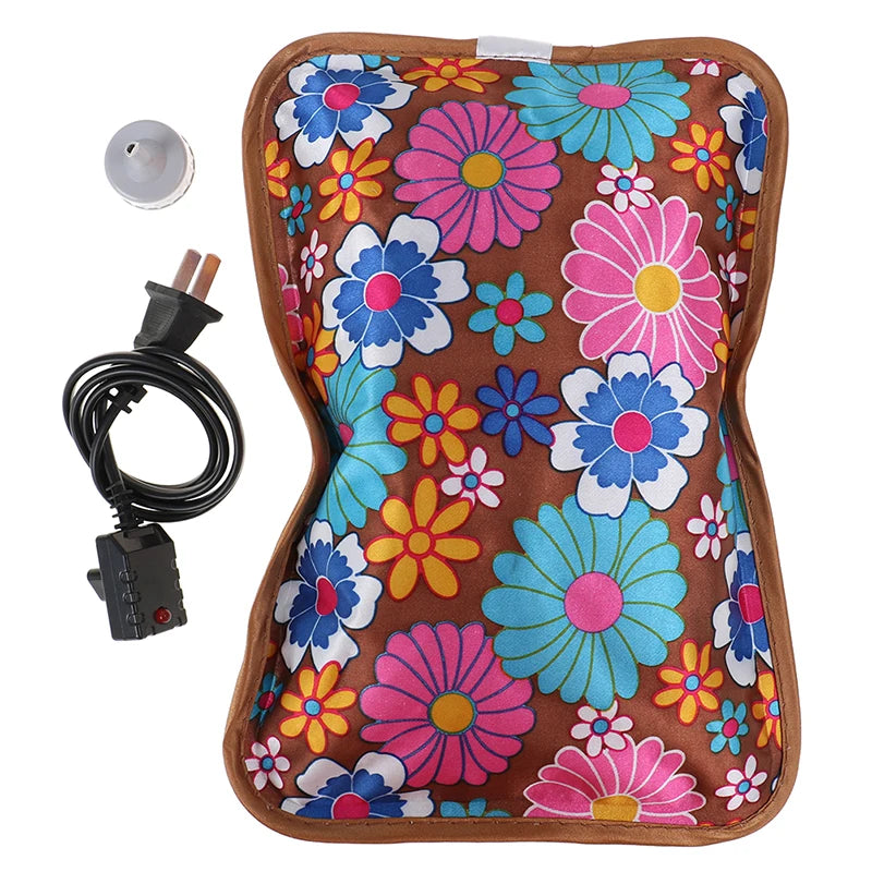 1 Set Rechargeable Electric Hot Water Bag Bottle Hand Warmer Heater Bags For Winter Hand Warmer Heat Pack Color Random
