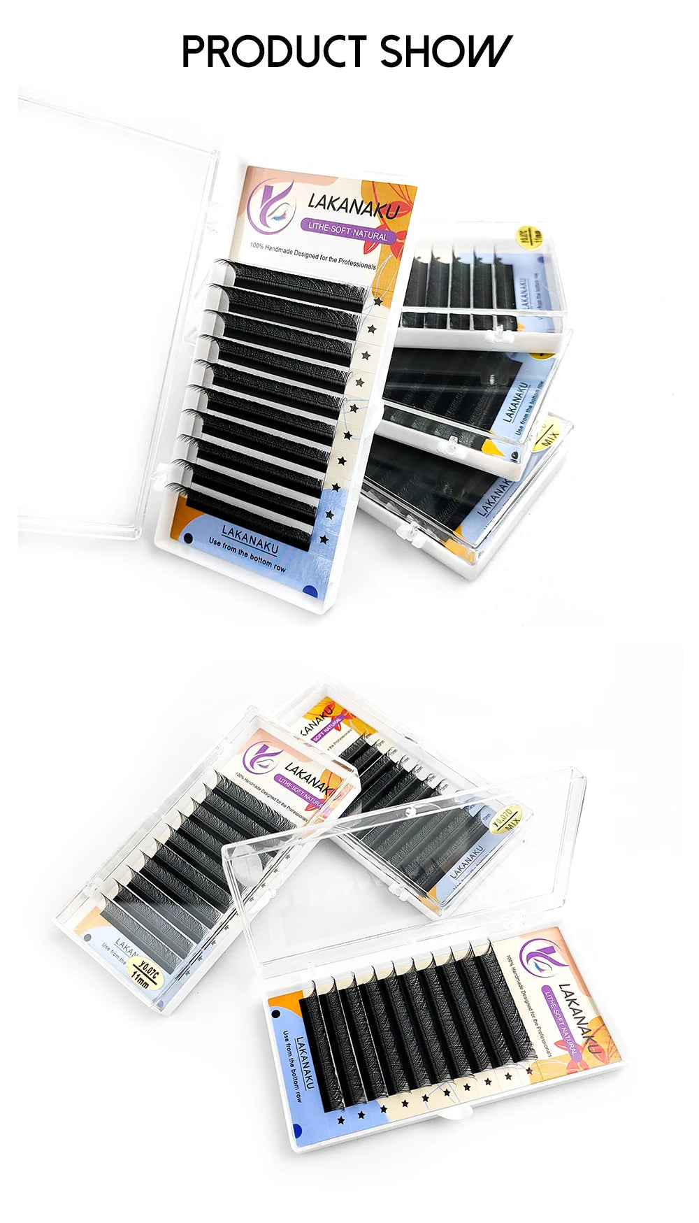Lakanaku Y Lashes Cilia And Volume Brazilian False Eyelashes Supplies YY Cilios Faux Mink Lashes Y Shape Eyelash Extension