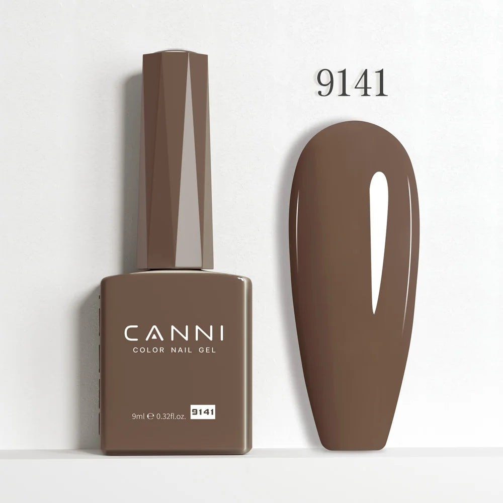 CANNI Christmas Color Gel Polish 9ml Hema Free TPO Free Nail Gel Polish Winter Colors Semi Permanent Gel Super Texture Brush