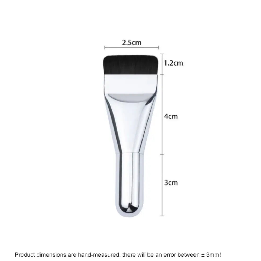Soft Hair One-Line Foundation Brush Ultra-thin Dense Bristle Liquid Foundation Makeup Brush Lightweight Beauty Tools