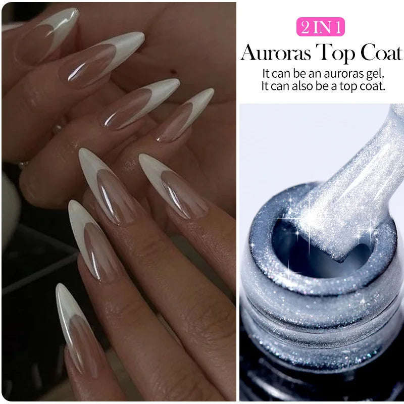 LILYCUTE 7ml Top Coat Function Gel Nail Polish Semi-permanent Soak off Reinforcement Base Gel For Nails Tools Gel Varnish